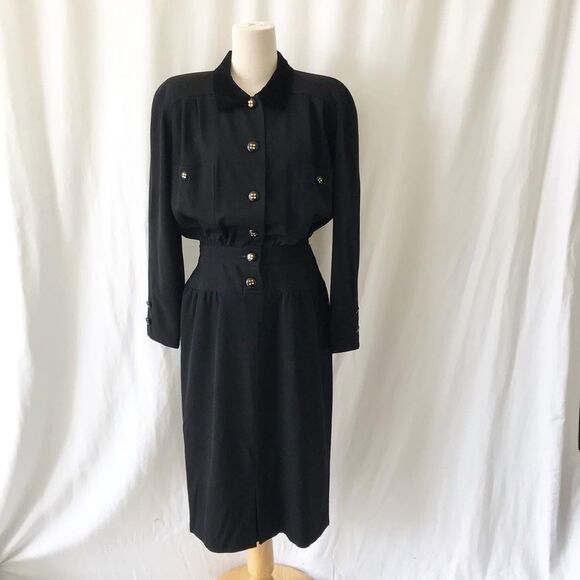 Vintage Valentino Miss V jacket dress size 44 - Picture 1 of 10